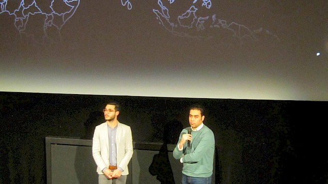Mittelmeer-Filmtage 2018 - Ayham Bakkar und Ameen Nasir (Kuratoren KINO ASYL)
