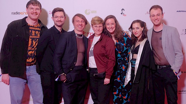 Das QFFM Team bei der Verleihung der Berlinale Teddy-Awards 2023