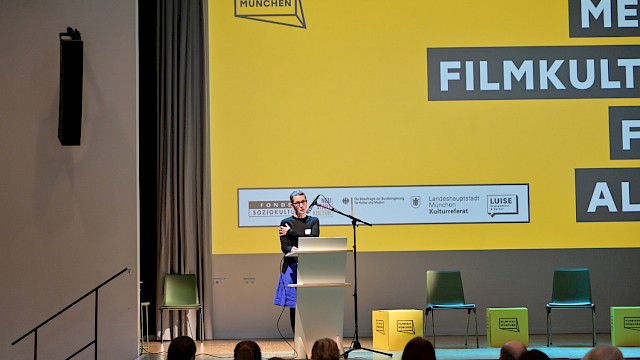 Begrüßung Monika Haas (Filmstadt München e.V.)