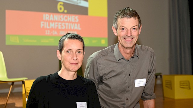 Monika Haas (Filmstadt München e.V.), Daniel Sponsel (DOK.fest München)