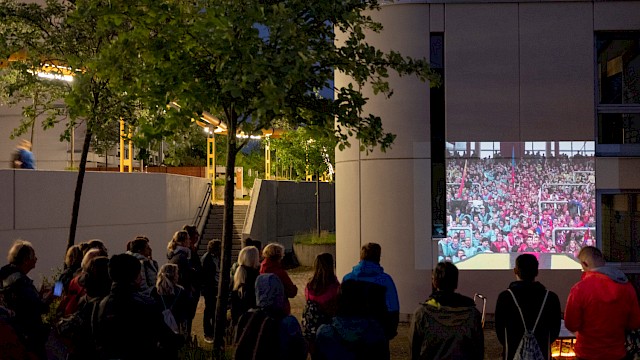 Bollerwagenkino im Olympiadorf 2022