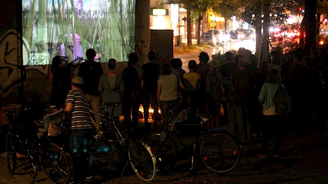 Bollerwagenkino in Obergiesing