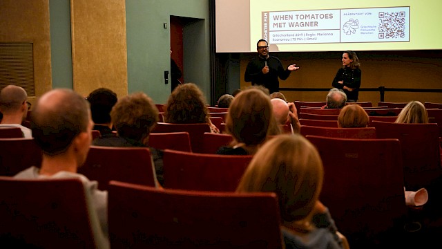 Jubiläum 40 Jahre Filmstadt München im Neuen Maxim | Vorführung WHEN TOMATOES MET WAGNER (Griechische Filmwoche München) ©Ronny Heine